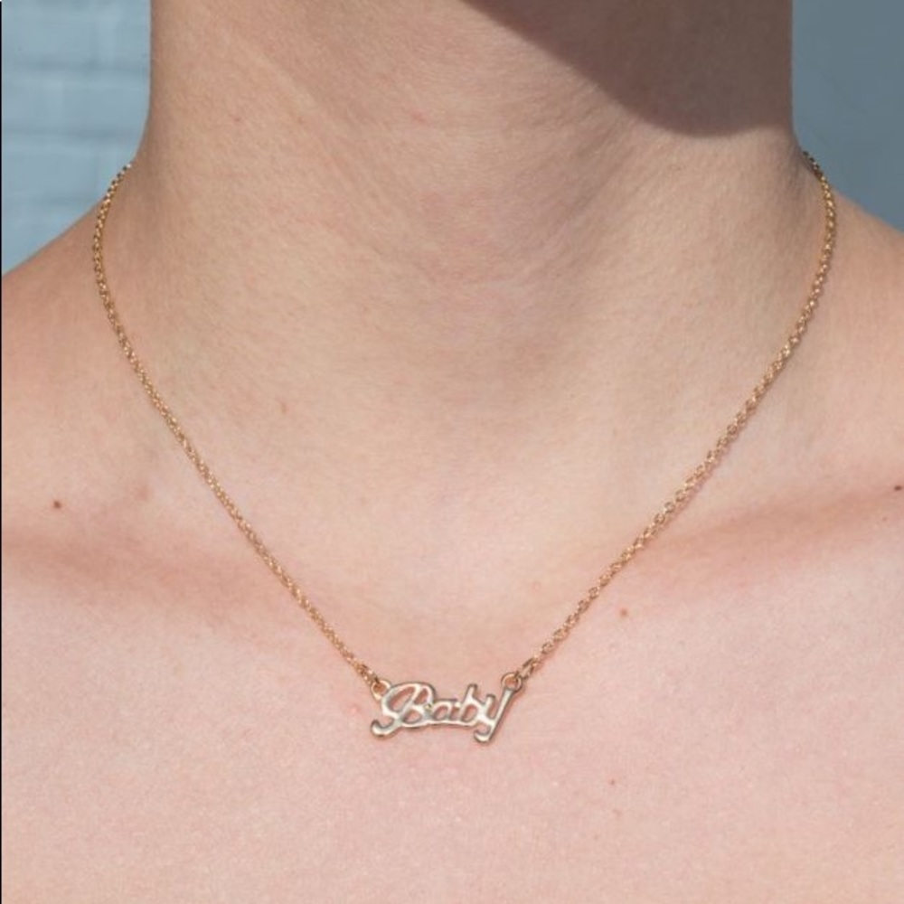 Brandy ♡ Melville Gold Baby Choker necklace